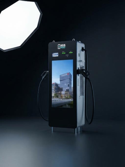 2 guns advertising EV charger